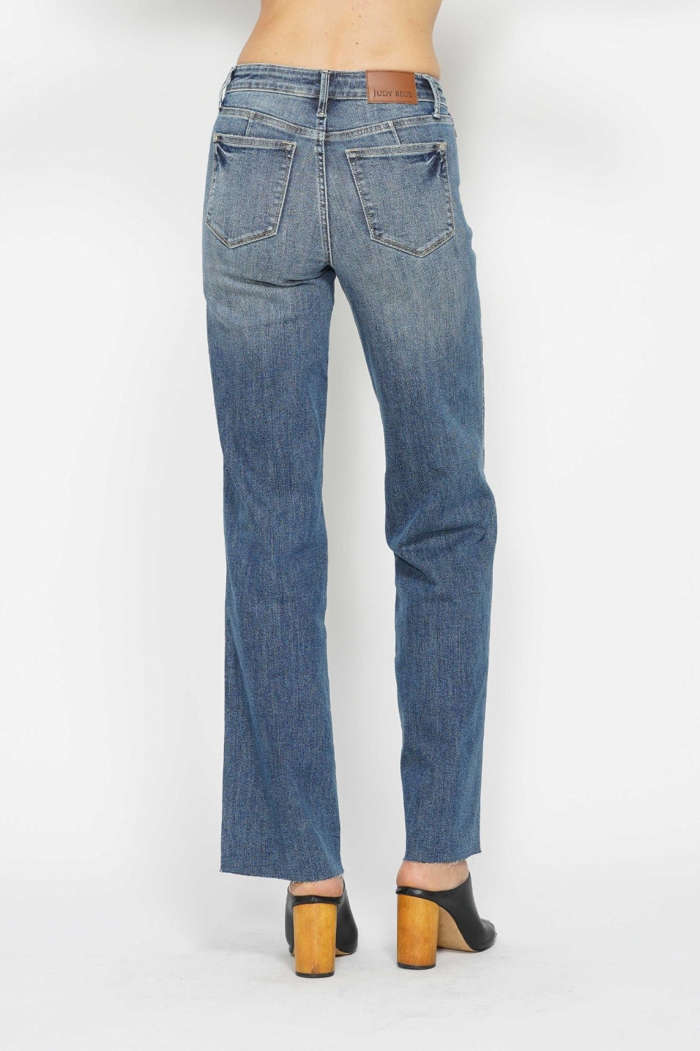 Judy Blue Full Size Tummy Control Straight Jeans - Judy Blue Jeans Boutique