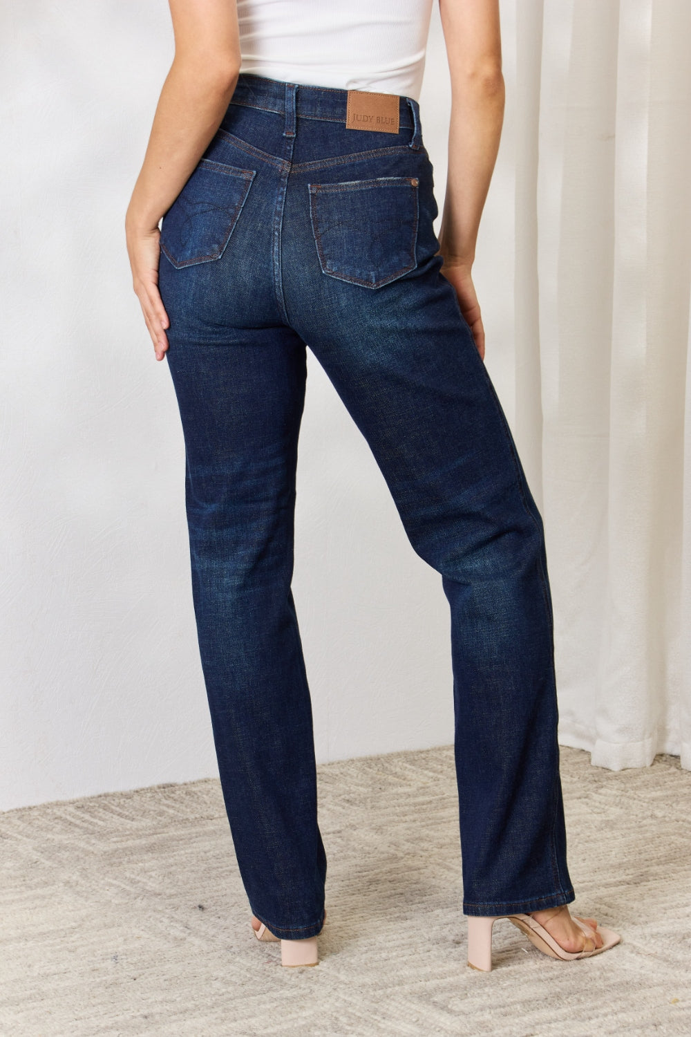 Judy Blue Full Size Button-Fly Straight Jeans - Judy Blue Jeans Boutique