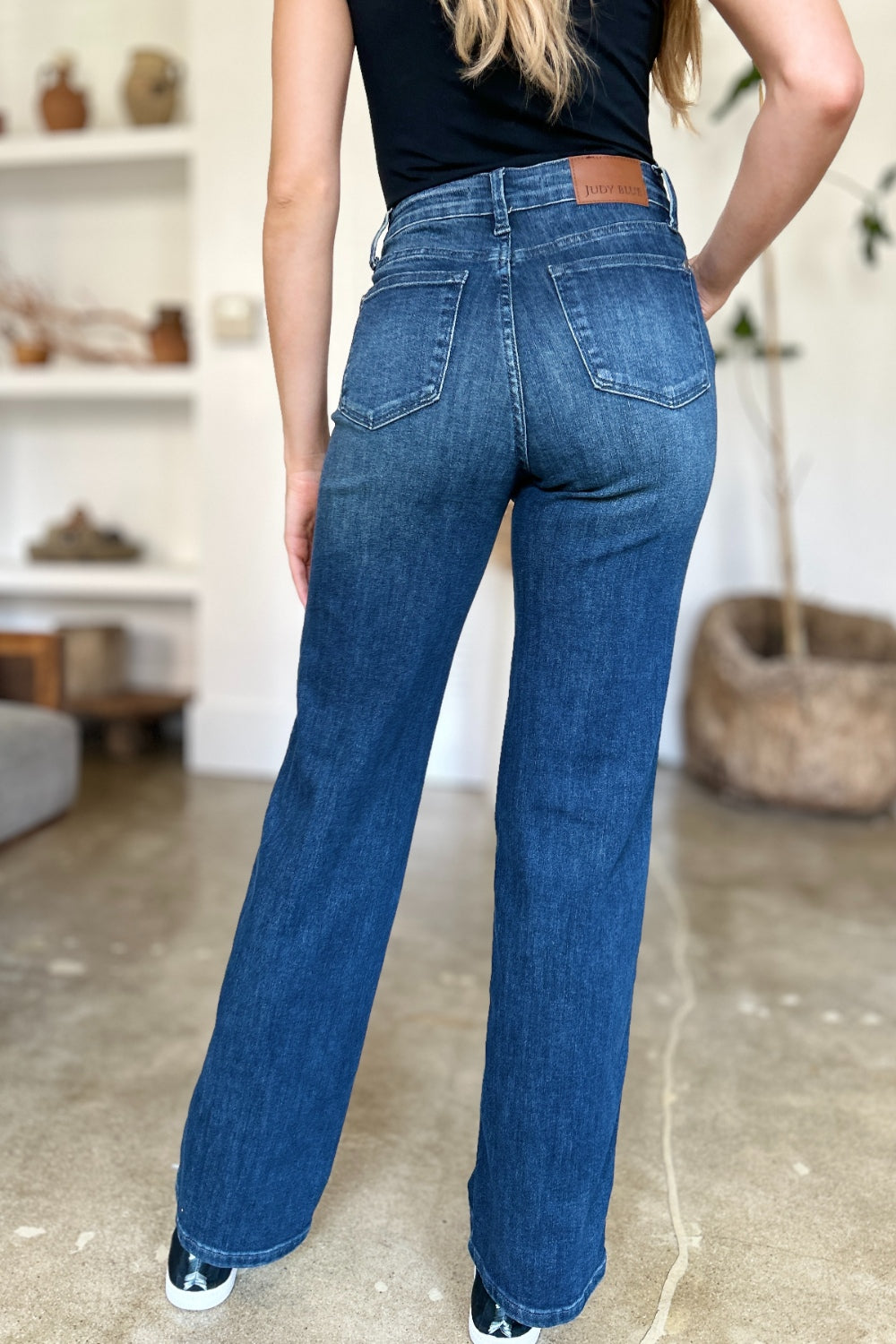 Judy Blue Full Size Tummy Control Straight Jeans - Judy Blue Jeans Boutique