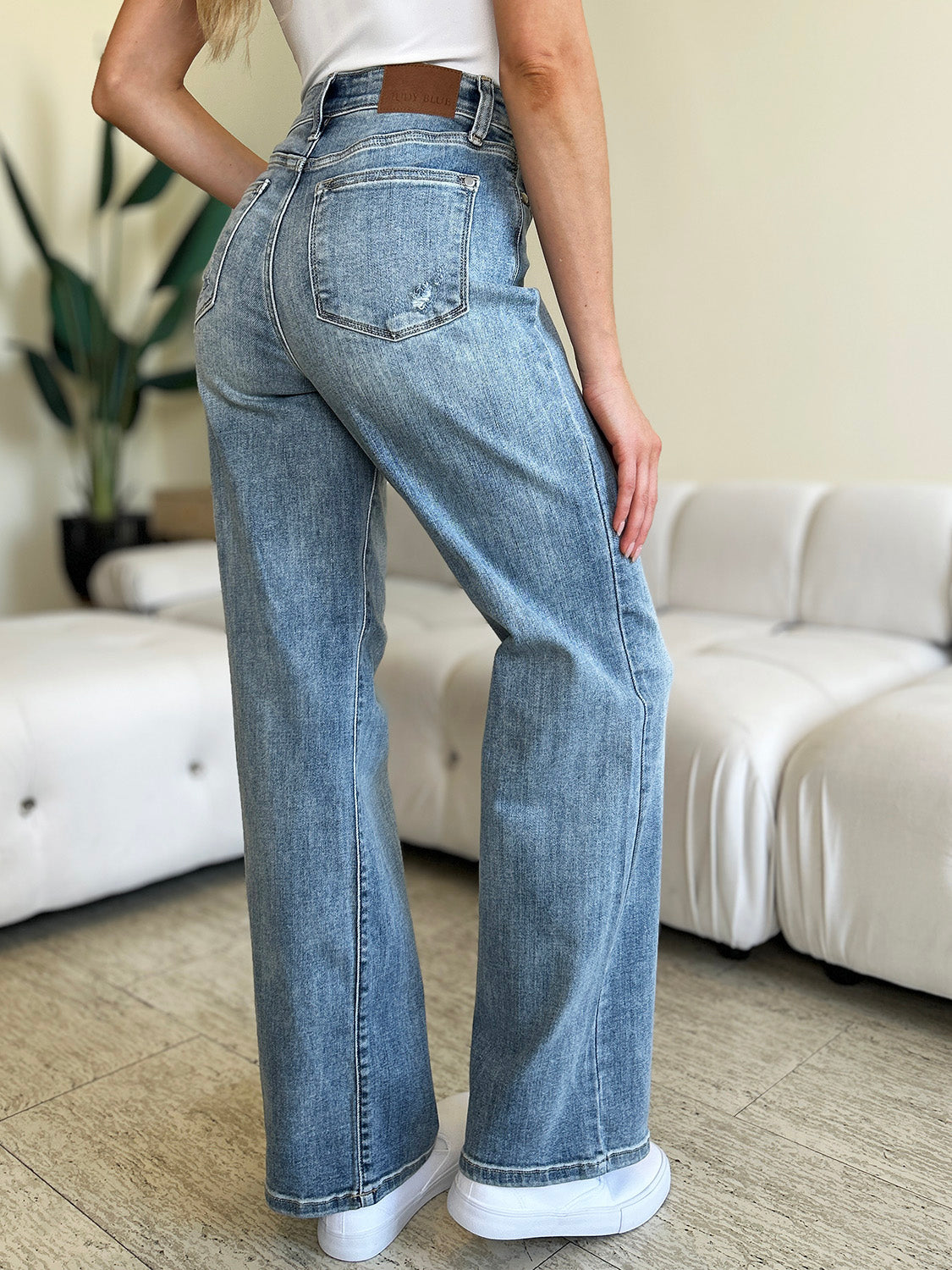 Judy Blue Full Size High Waist Straight Jeans - Judy Blue Jeans Boutique