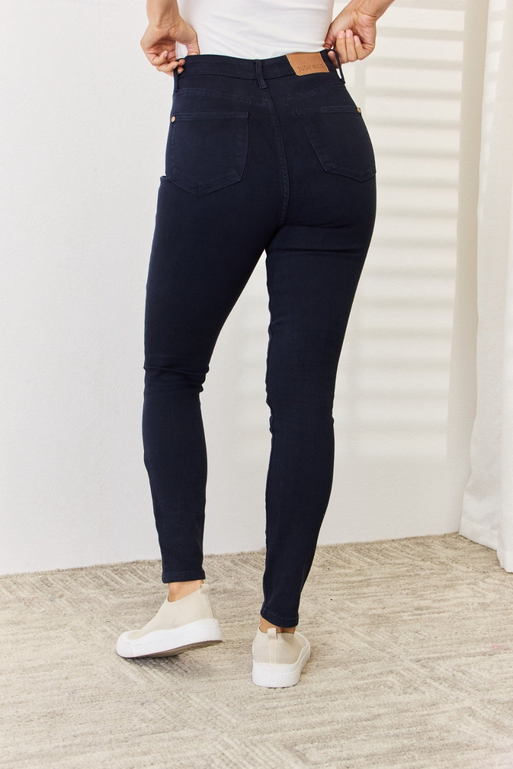 Judy Blue Full Size Garment Dyed Tummy Control Skinny Jeans - Judy Blue Jeans Boutique