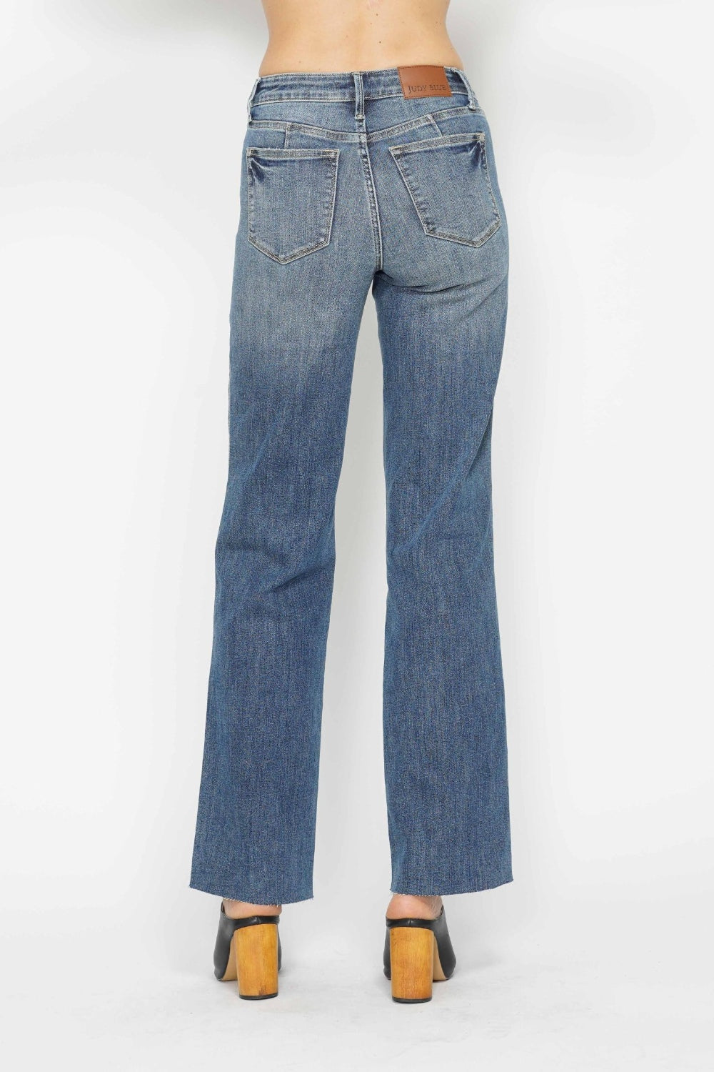 Judy Blue Full Size Tummy Control Straight Jeans - Judy Blue Jeans Boutique