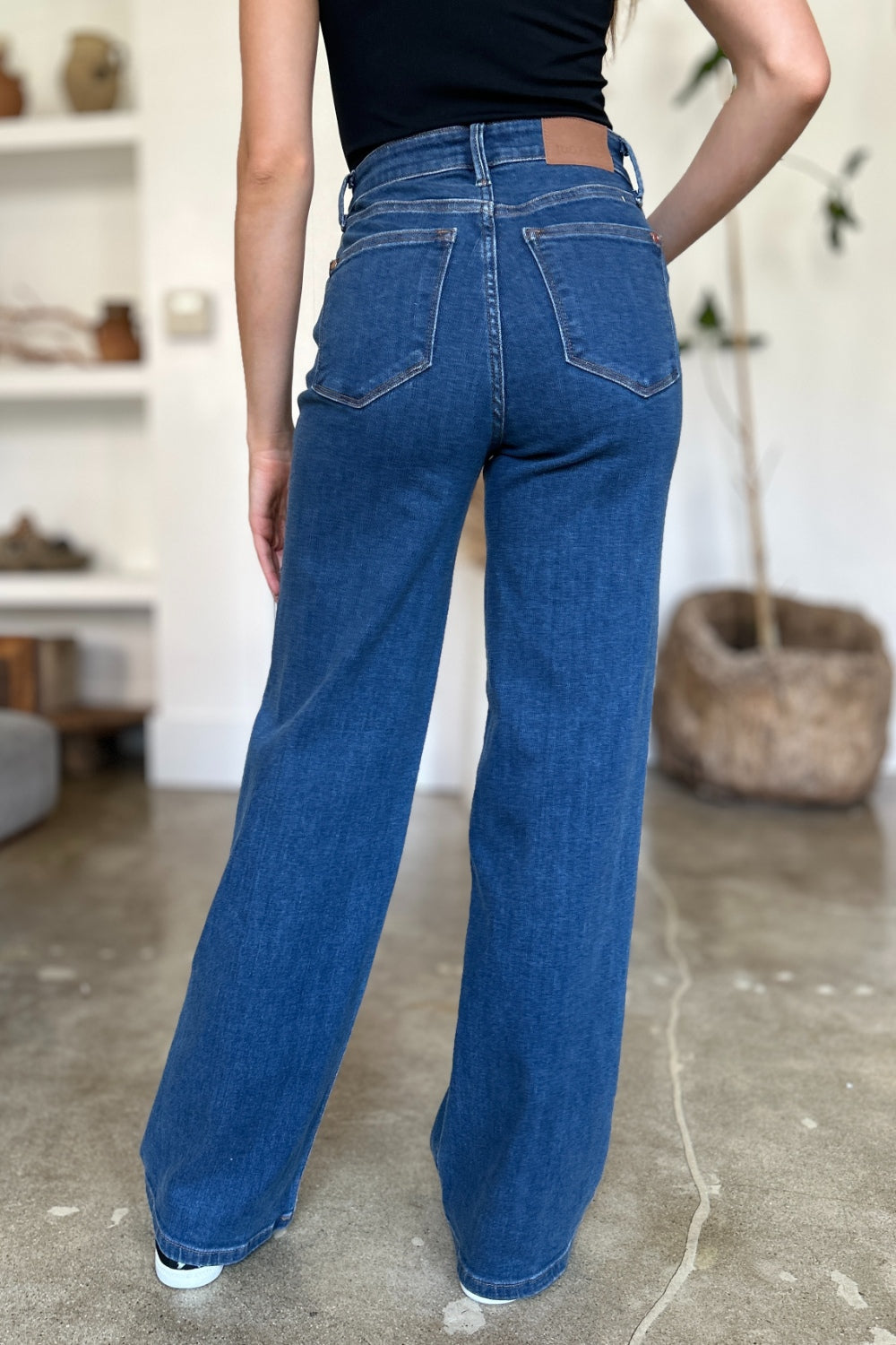 Judy Blue Full Size High Rise Straight Jeans - Judy Blue Jeans Boutique