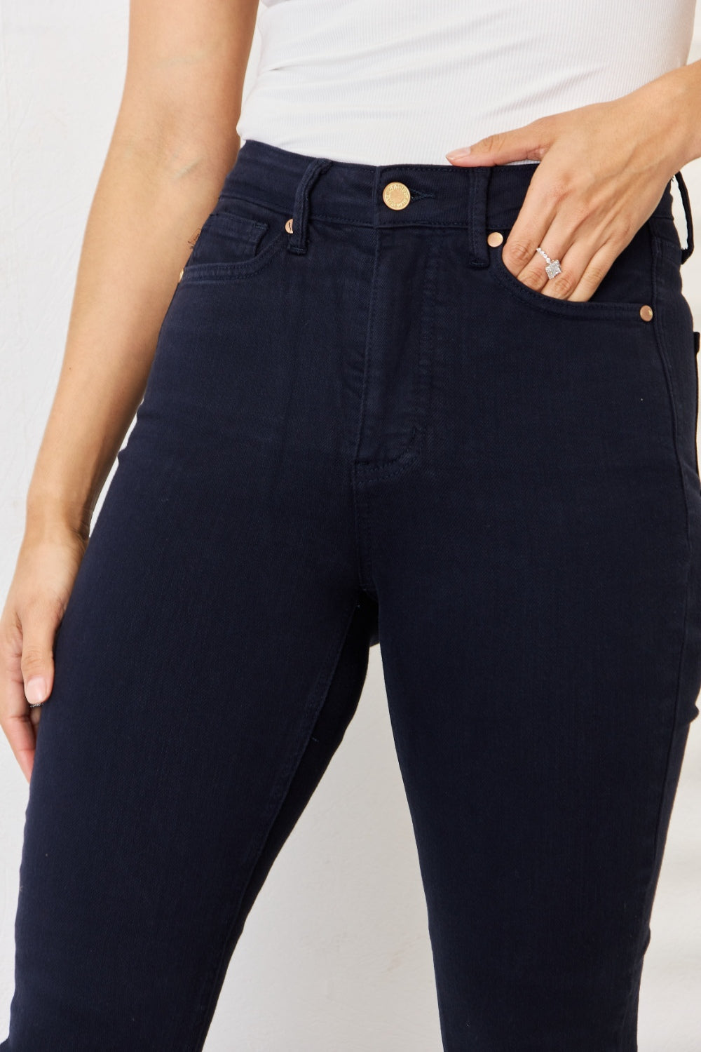 Judy Blue Full Size Garment Dyed Tummy Control Skinny Jeans - Judy Blue Jeans Boutique