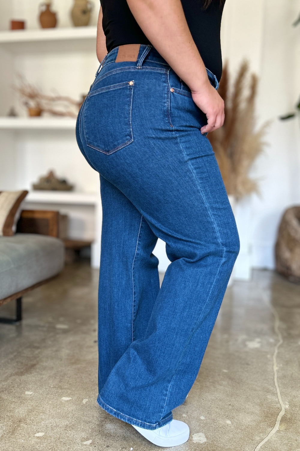 Judy Blue Full Size High Rise Straight Jeans - Judy Blue Jeans Boutique