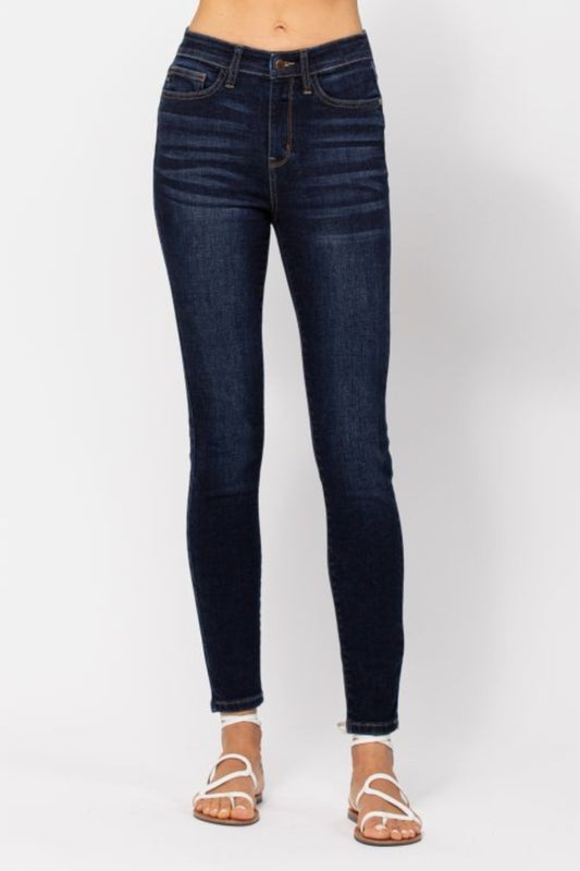 Judy Blue Full Size High Waist Handsand Skinny Jeans - Judy Blue Jeans Boutique