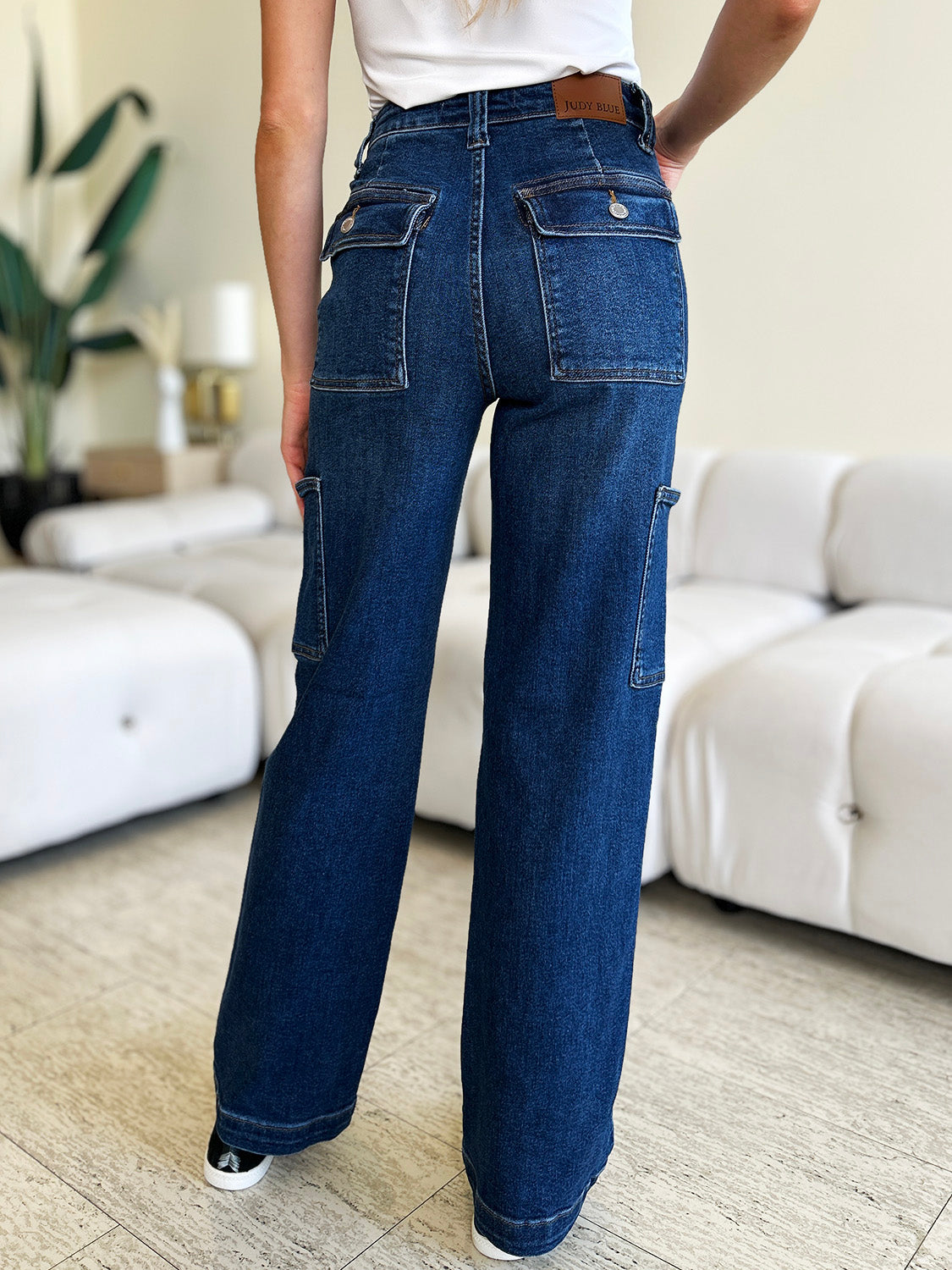 Judy Blue Full Size High Waist Cargo Jeans - Judy Blue Jeans Boutique