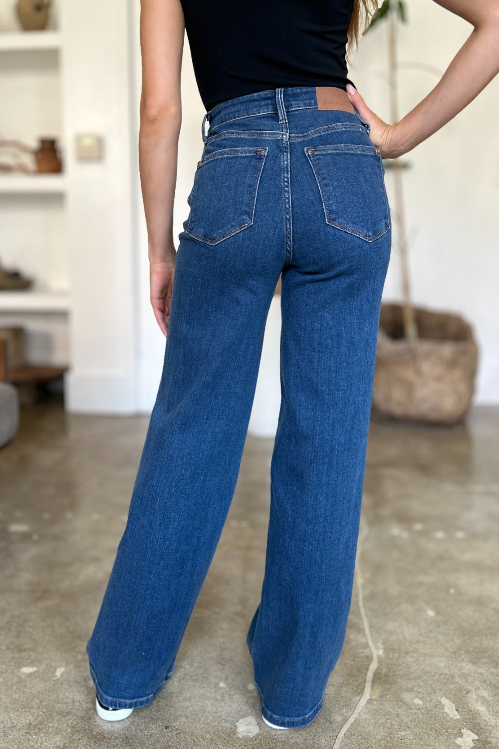 Judy Blue Full Size High Rise Straight Jeans - Judy Blue Jeans Boutique